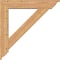 Ekena Millwork Traditional Traditional Smooth Bracket w/ Offset Brace, Western Red Cedar, 7 1/2"W x 40"D x 40"H BKT0806X40X40TRA01SWR - alternate 3